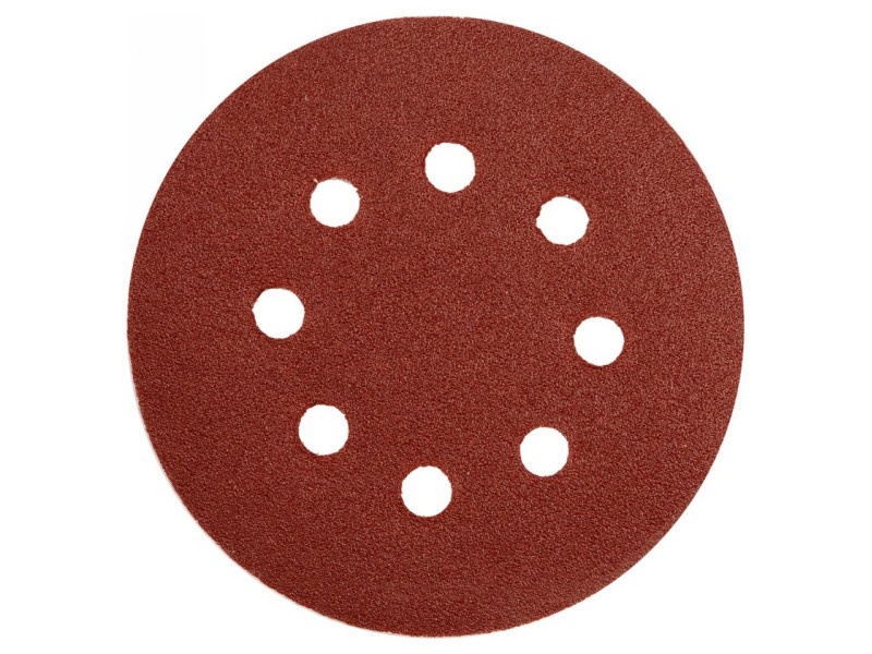 Discuri de fixare GERMAFLEX Velcro 125 mm / P220 8 găuri (5 buc)