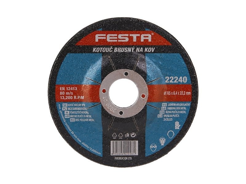 FESTA Disc de curățare 115 x 6,0 x 22 mm