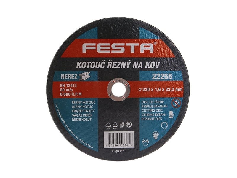 FESTA Disc de tăiere pentru metal 230 x 1,6 x 22,2 mm