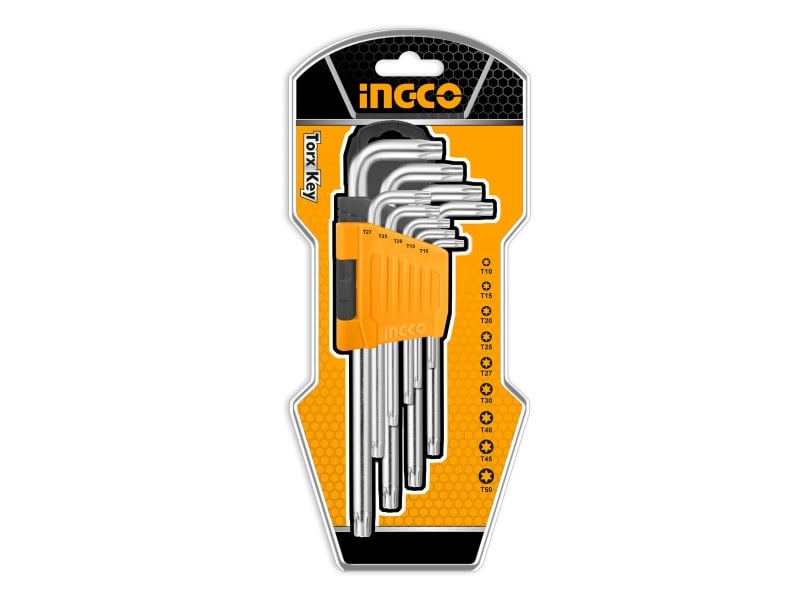 INGCO Set de chei torx lungi 9 piese T10-T50 S2 - 2 | YEO