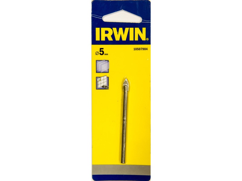 IRWIN Burghiu cilindric pentru sticlă și faianță 5 mm - 1 | YEO