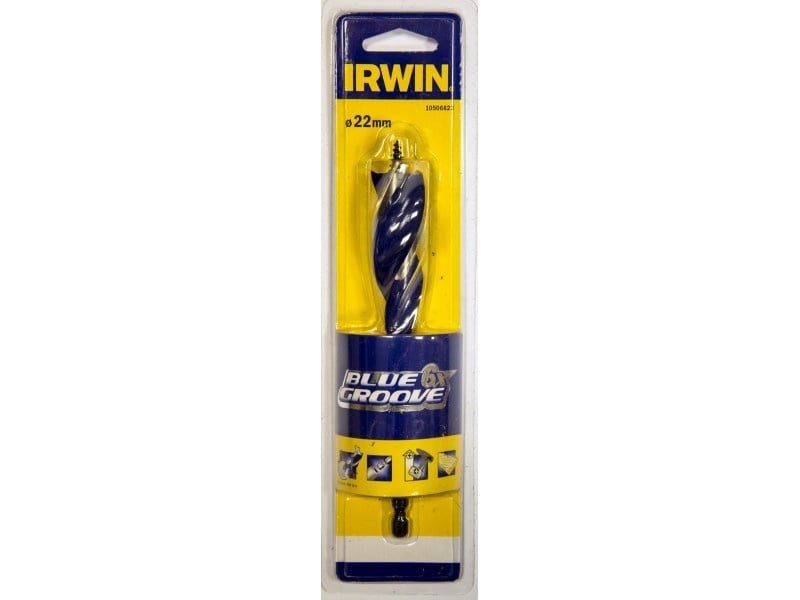 IRWIN Burghiu pentru lemn 22 x 158 mm bit Blue Groove 6x