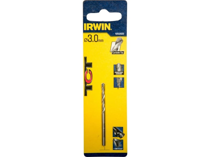 IRWIN Burghiu rotativ 3 x 61/33 mm HSS TCT cilindric