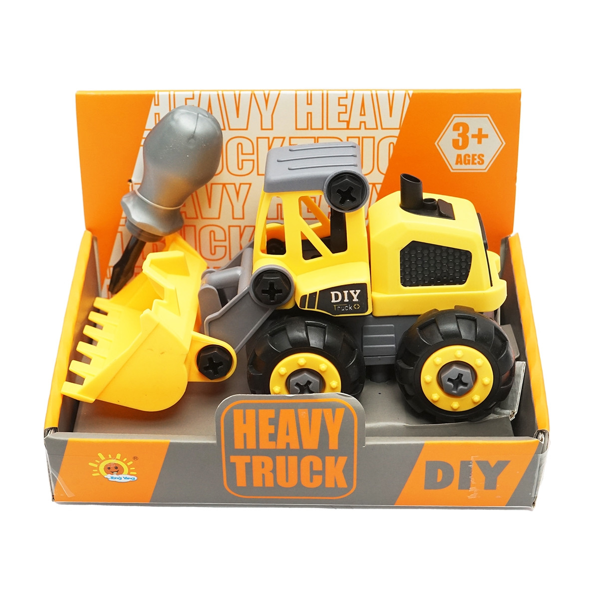 Jucarie tip Montessori, buldozer pentru copii +3 ani, Cod: DISLW94