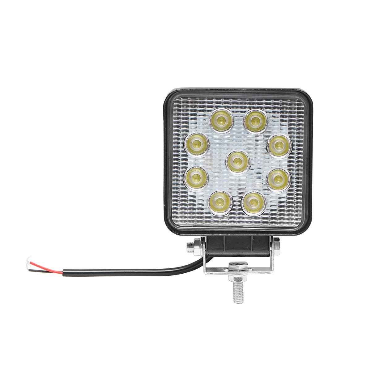 Lampa cu 9 LED-uri 10-60V 27W unghi radiere 60 de grade tip flood 107x107x49mm 6000K IP67, Cod: BK69005F, Brand: BRECKNER GERMANY