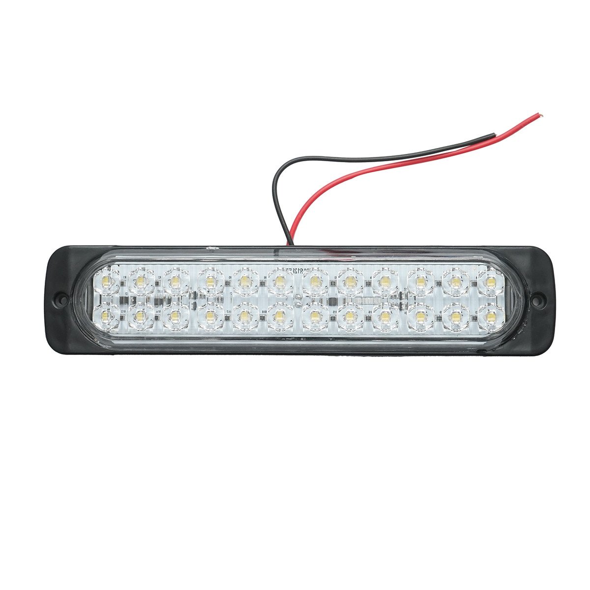 Lampa laterala gabarit slim LED 12-24V, alba FR1280, Cod: BK79016, Breckner Germany