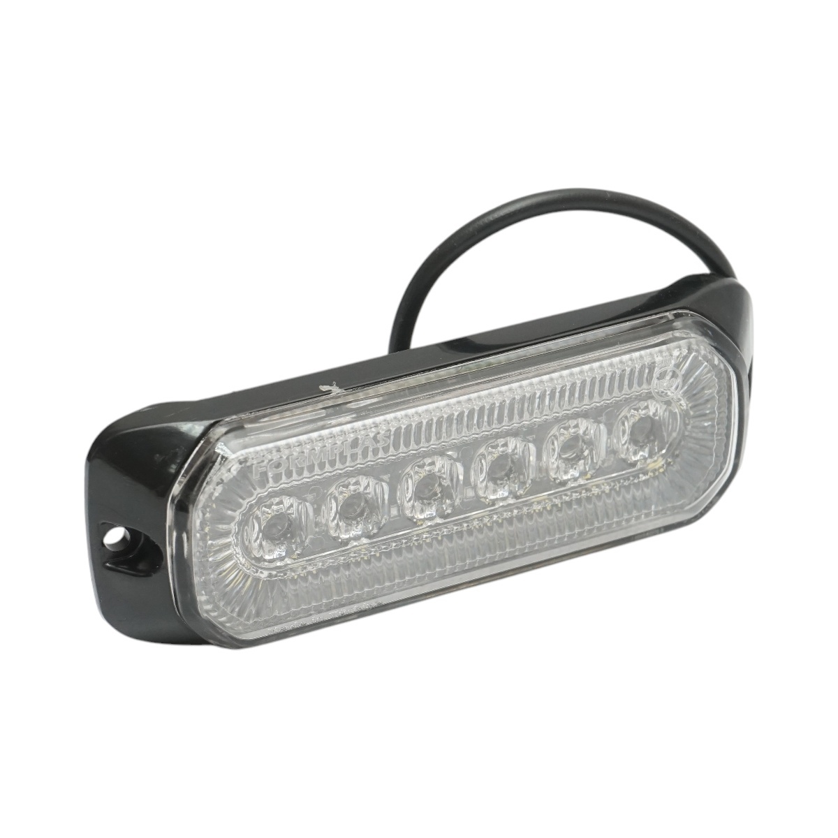 Lampa laterala stroboscopica LED 12-24V alba 9 functii 132x46x19mm FR1287, Cod: BK98692, BRECKNER GERMANY