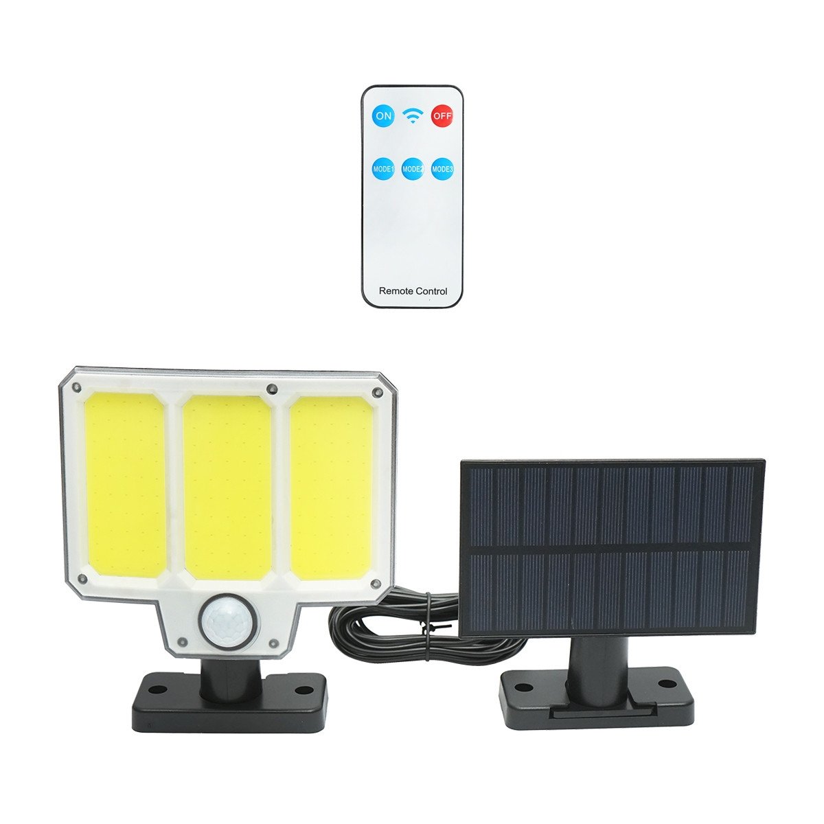 Lampa LED cu panou solar telecomanda si baterie 1500mAh, IP65, Cod: BK69961, Brand: BRECKNER GERMANY