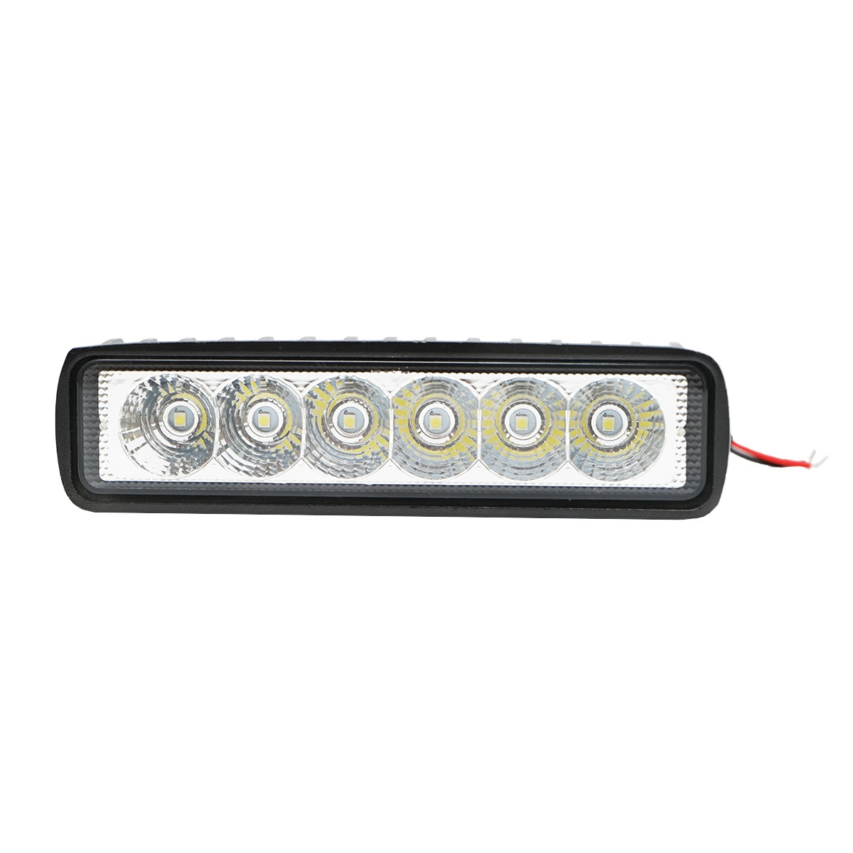 Lampa tip bara cu 6 LED-uri 10-60V 18W unghi radiere 60 de grade tip flood 160x43x42mm, Cod: BK69006F, Brand: BRECKNER GERMANY