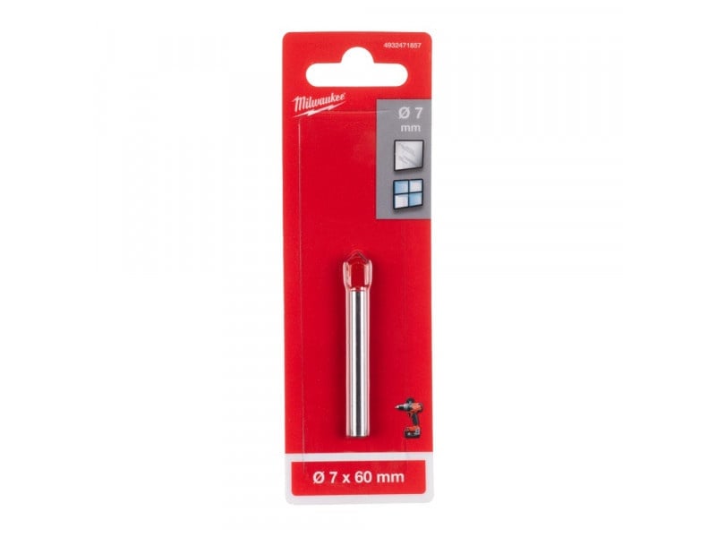 MILWAUKEE Burghiu pentru sticlă și gresie 7 x 60 mm