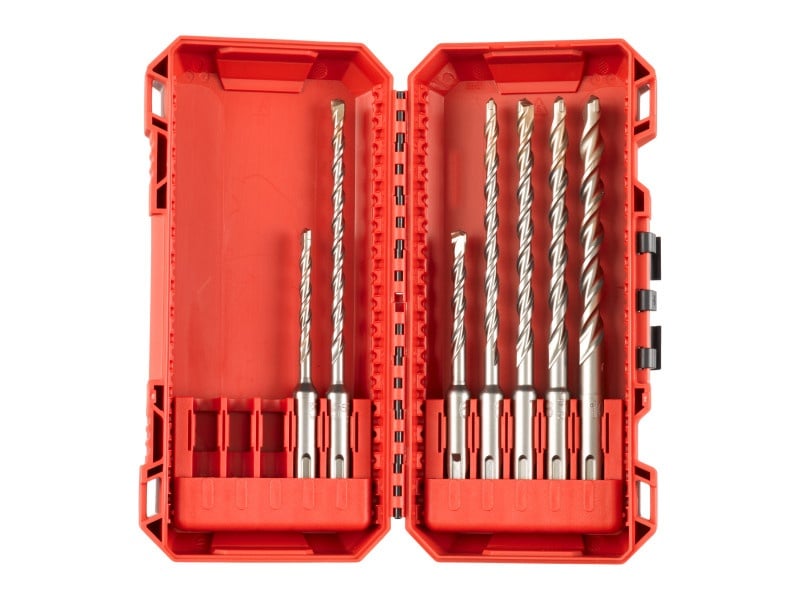 MILWAUKEE Set de burghie din 7 piese 5-10 mm SDS-Plus cu capăt dublu M/2