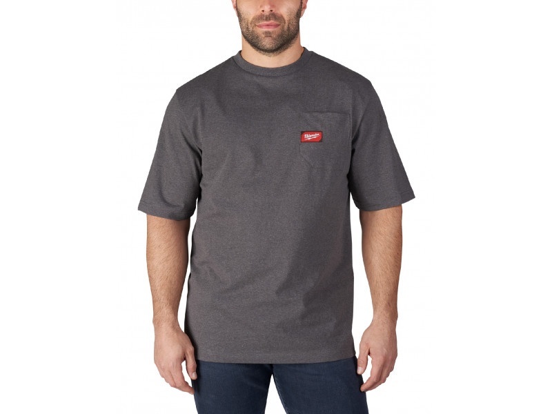 MILWAUKEE Tricou cu mânecă scurtă gri WTSSG-XL - 1 | YEO