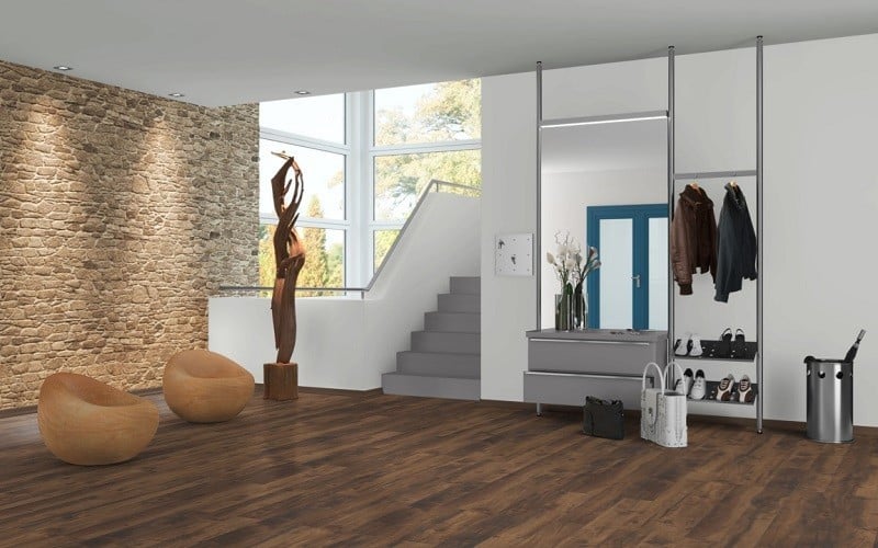 Parchet laminat Egger Pro, Stejar Hunton închis, EPL044N, 10mm, 1.29 x 0.135m, Egger - 2 | YEO