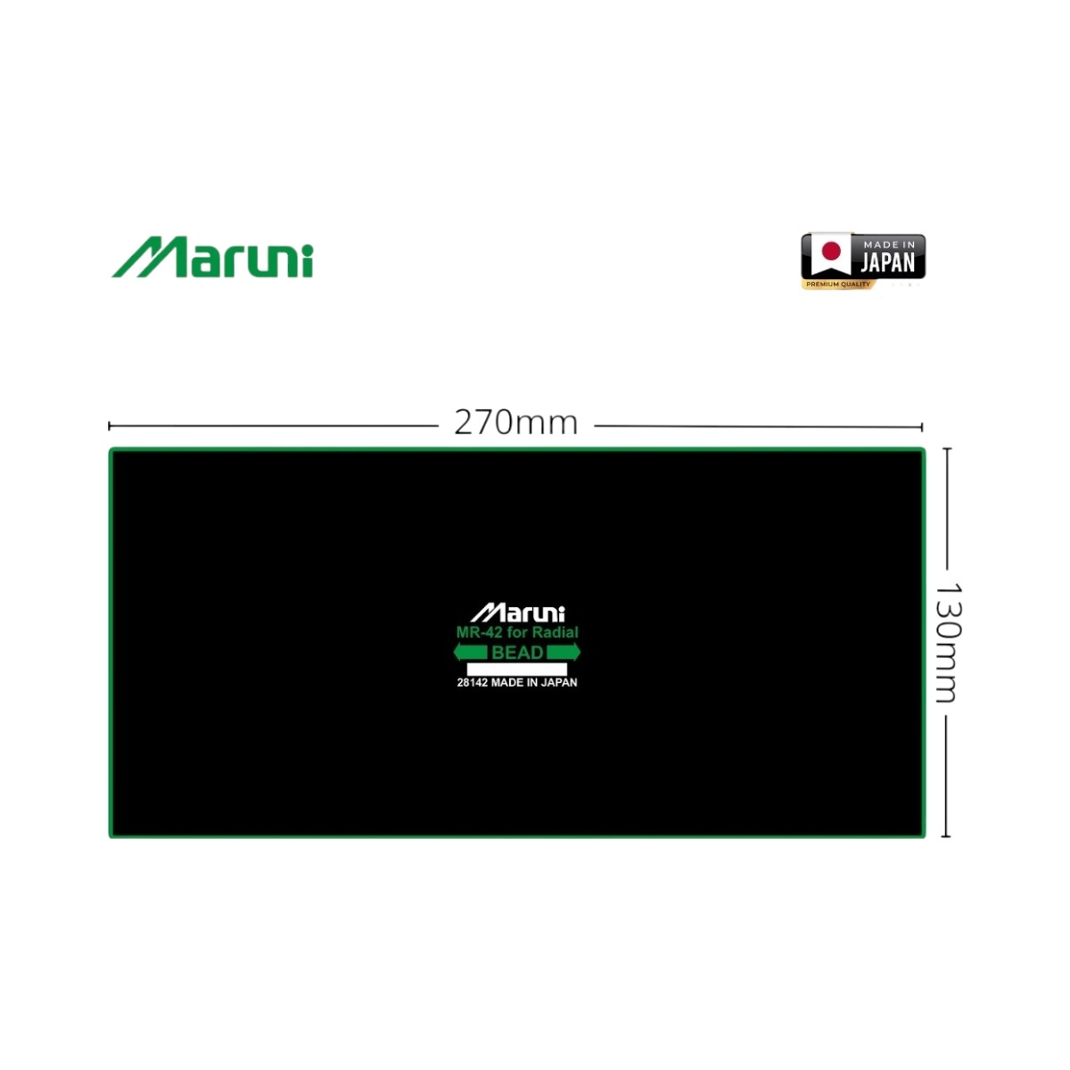 Petice vulcanizare anvelope radiale 130x270mm MR-42 Maruni made in Japan, Cod: DISRL40 - 1 | YEO