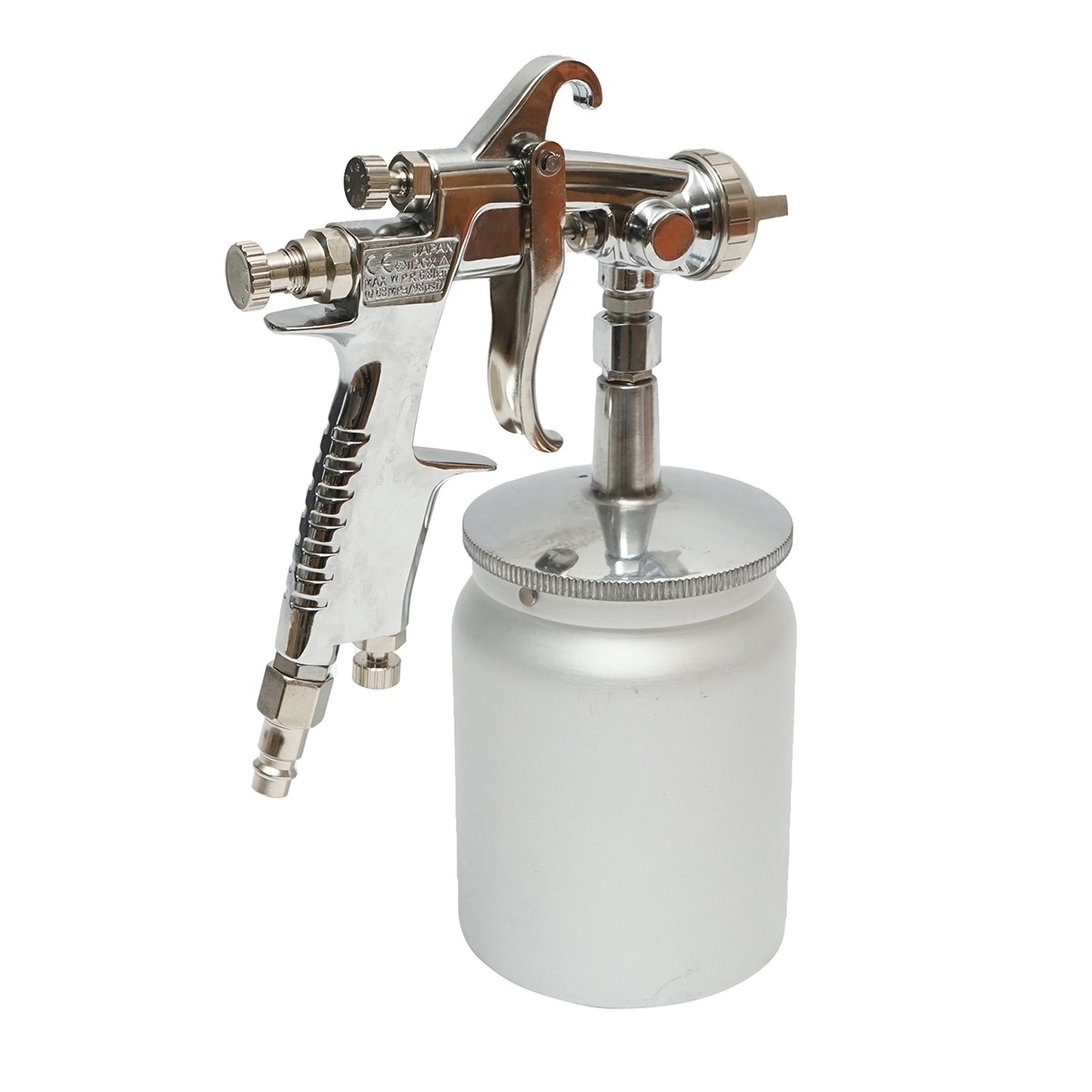 Pistol de vopsit cu aer comprimat 600ml, duza 2mm HVLP, debit 300ml/min, presiune max. 5 bar, Cod: BK76137 - 2 | YEO