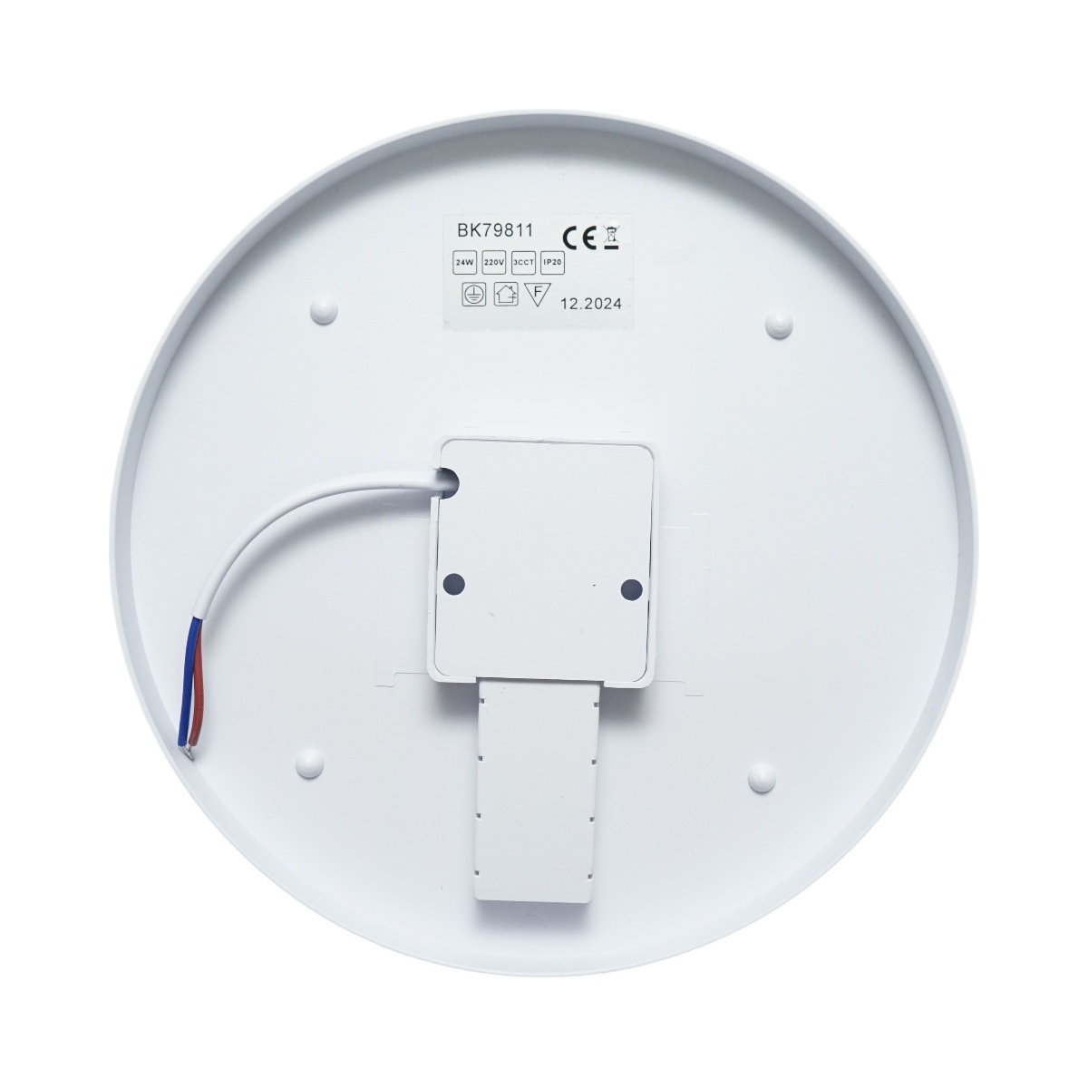 Plafoniera LED 24W, 220V, lumina reglabila 3CCT 3000K/4000K/6500K, corp rotund 180x40mm IP20 , Cod: BK79811, Marca: BRECKNER GERMANY - 3 | YEO