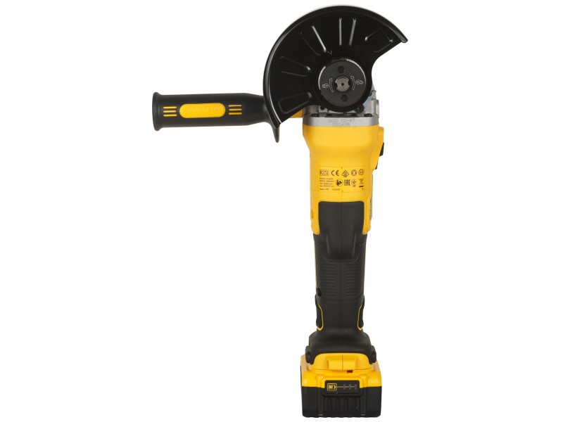 Polizor unghiular fără fir DEWALT 125 mm 18 V fără perie de carbon (3 x baterie 5.0 Ah + încărcător + TSTAK) DCG405P