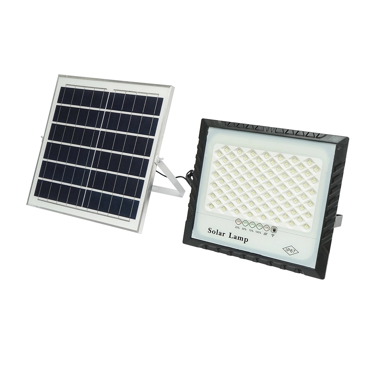 Proiector led de 100W cu panou solar 15W, baterie 15000mAh si telecomanda IP67, Cod: BK79608, Brand: BRECKNER GERMANY