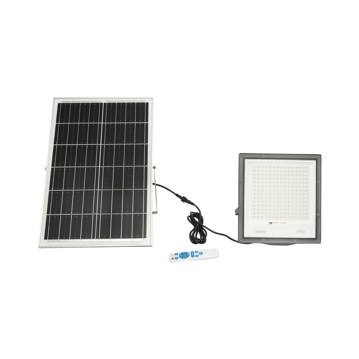 Proiector led de 300w, cu panou solar 30W, baterie si telecomanda, Cod: BK69713 Echivalență: DISLG72, Breckner Germany - 2 | YEO