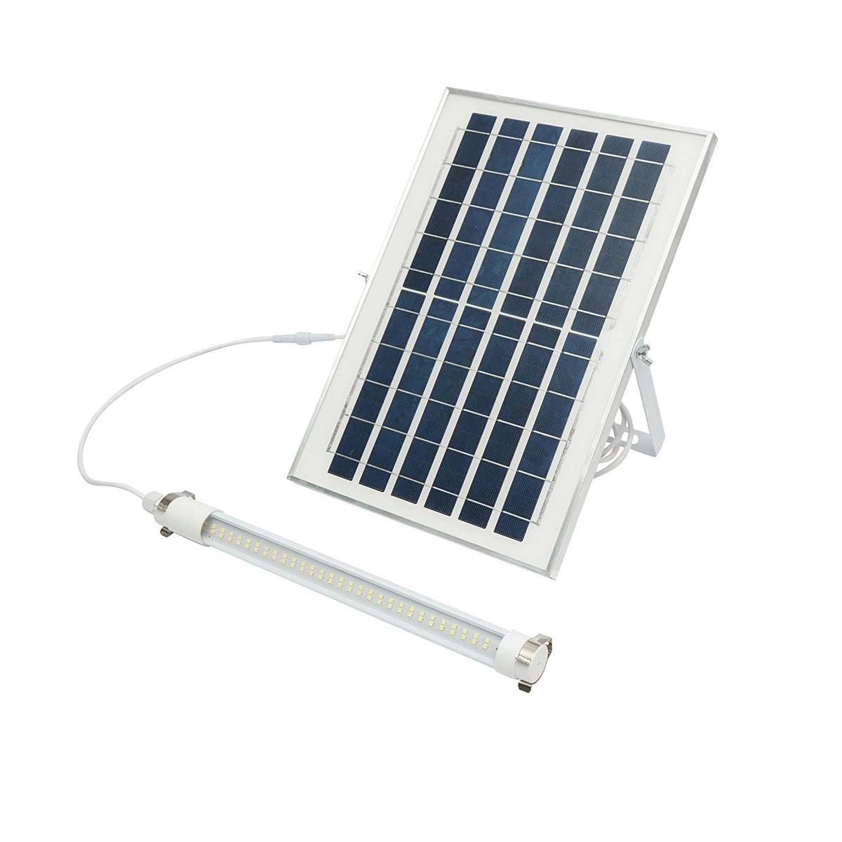 Proiector led de 80W cu panou solar 10W, baterie 6000 mAh si cablu 5m IP65, Cod: BK79657,Brand: BRECKNER GERMANY