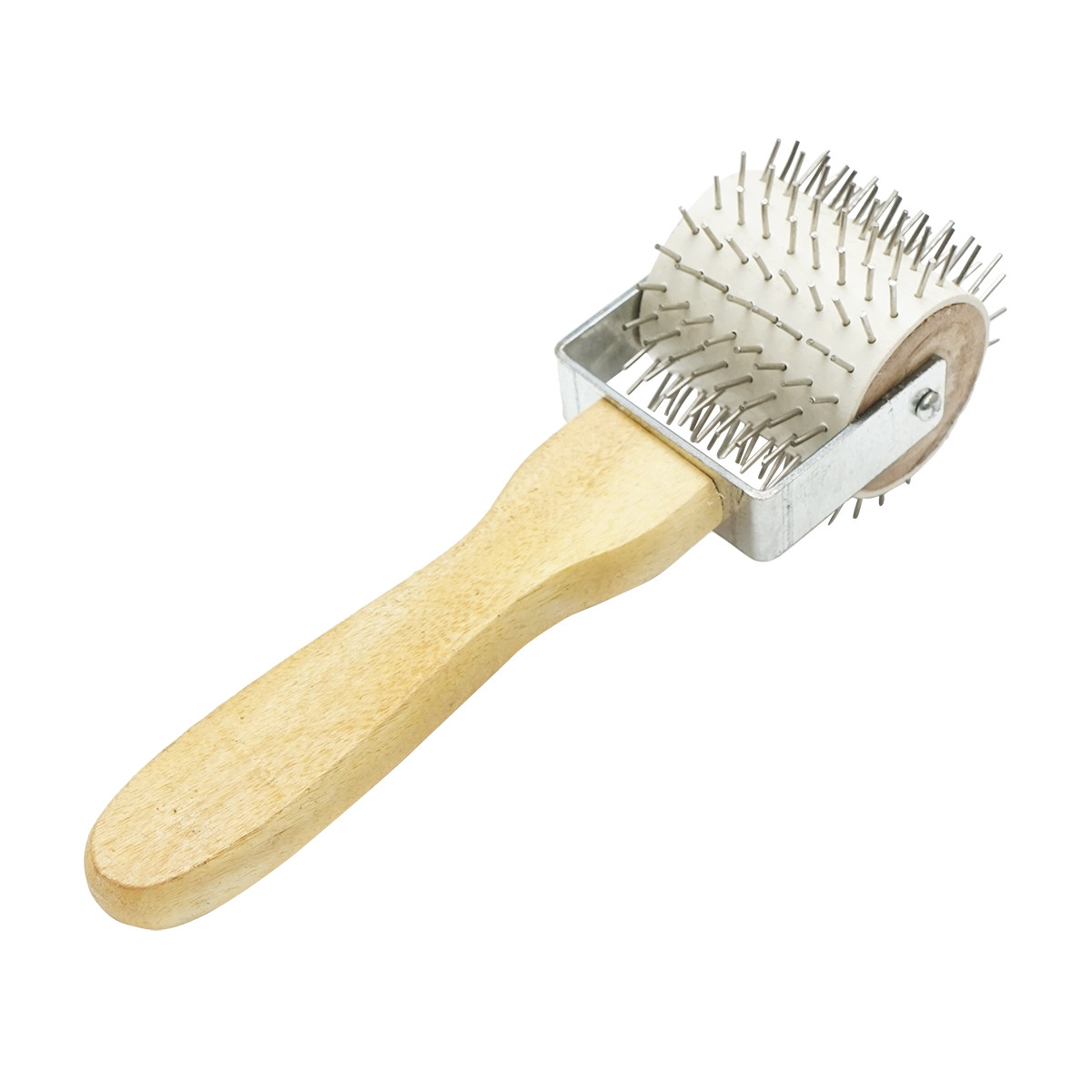 Rola descapacit din inox cu maner din lemn, Cod: DISKS56 - 2 | YEO