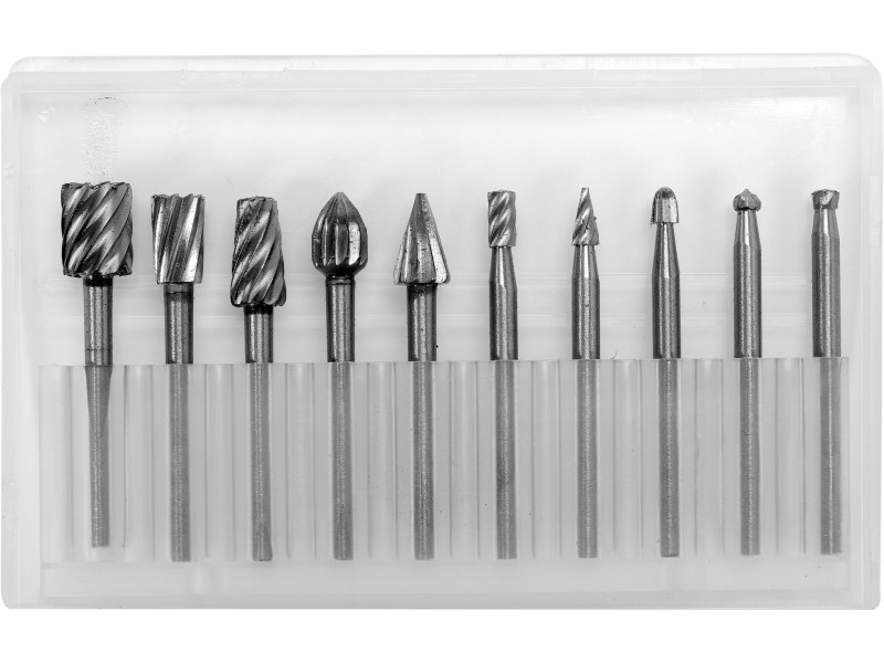 Set de frezare YATO Turbo 10 piese pentru metal (pin de 3,2 mm)