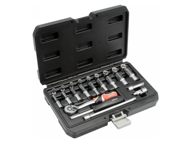 Set de prize YATO 23 piese 1/4" 4-13 mm CrV - 1 | YEO