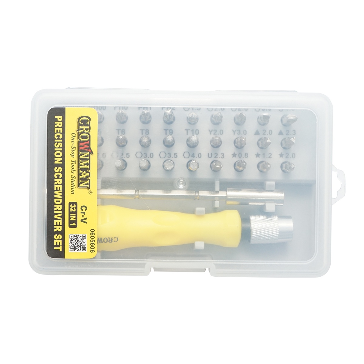 Set surubelnita de precizie cu biti, torx, hex 30 piese , Cod: DISPN41, Marca: CROWNMAN - 2 | YEO