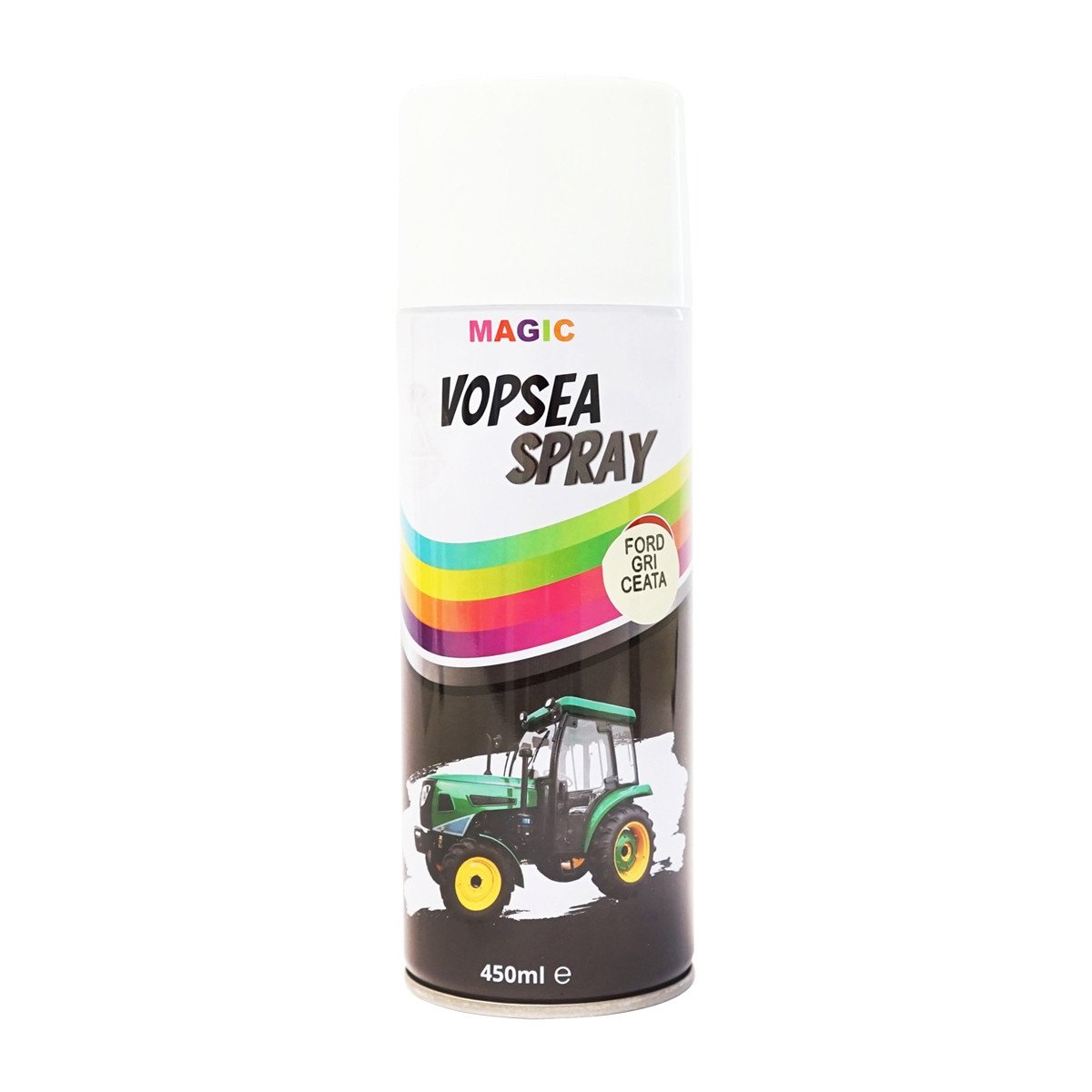 Spray vopsea auto gri ceata tip Ford profesionala cu uscare rapida 450ml, Cod: BK837121, Brand: MAGIC