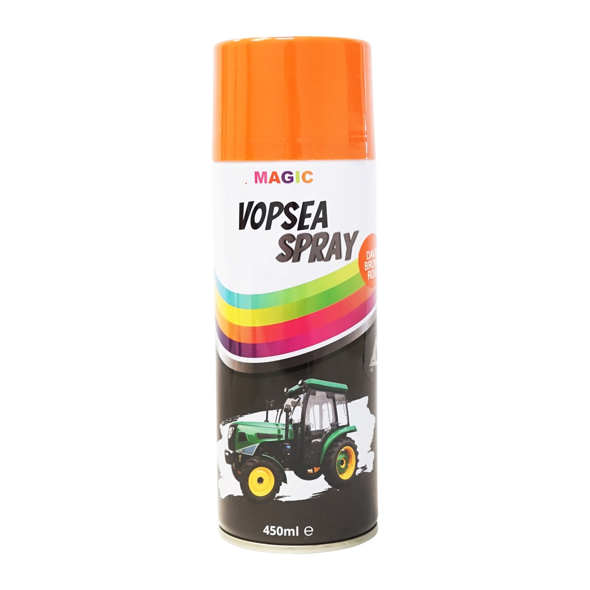 Spray vopsea auto rosu tip David Brown profesionala cu uscare rapida 450ml, Cod: BK832103, Brand: MAGIC