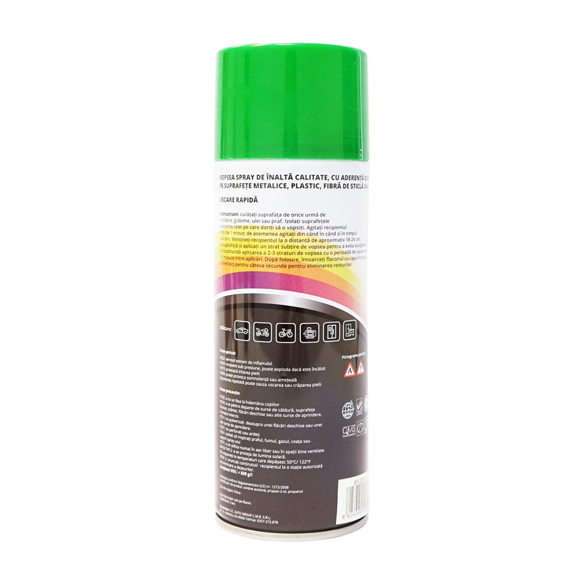 Spray vopsea auto verde tip Amazone profesionala cu uscare rapida 450ml, Cod: BK836115, Brand: MAGIC