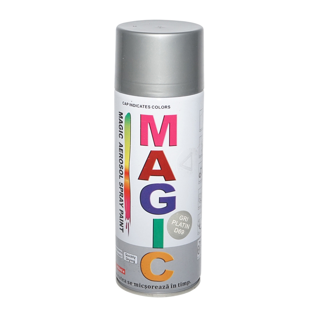 Spray vopsea Magic gri platin 450 ml, Cod: FOXD69, Brand: MAGIC