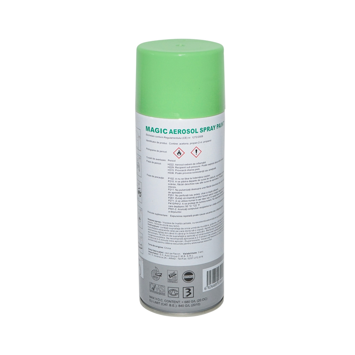 Spray vopsea Magic verde 6018 450 ml, Cod: FOX6018, Brand: MAGIC - 1 | YEO