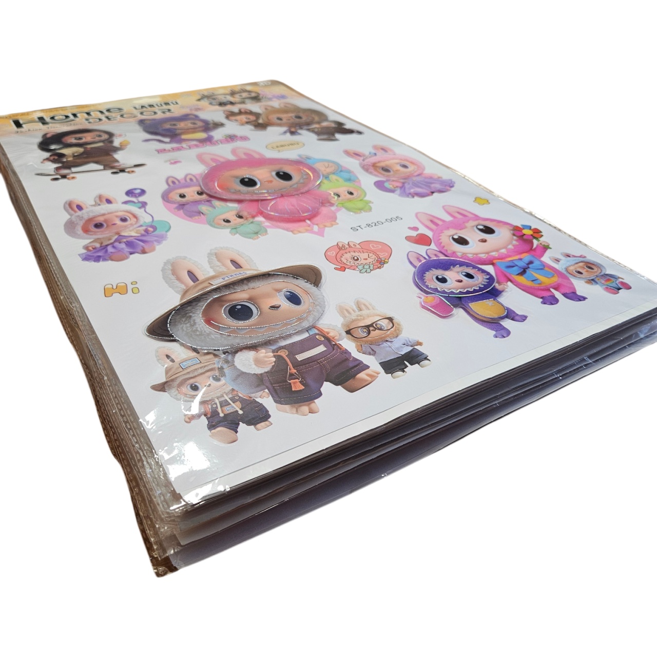 Sticker de Perete Labubu – Home Decor 59×36 cm – Model 3