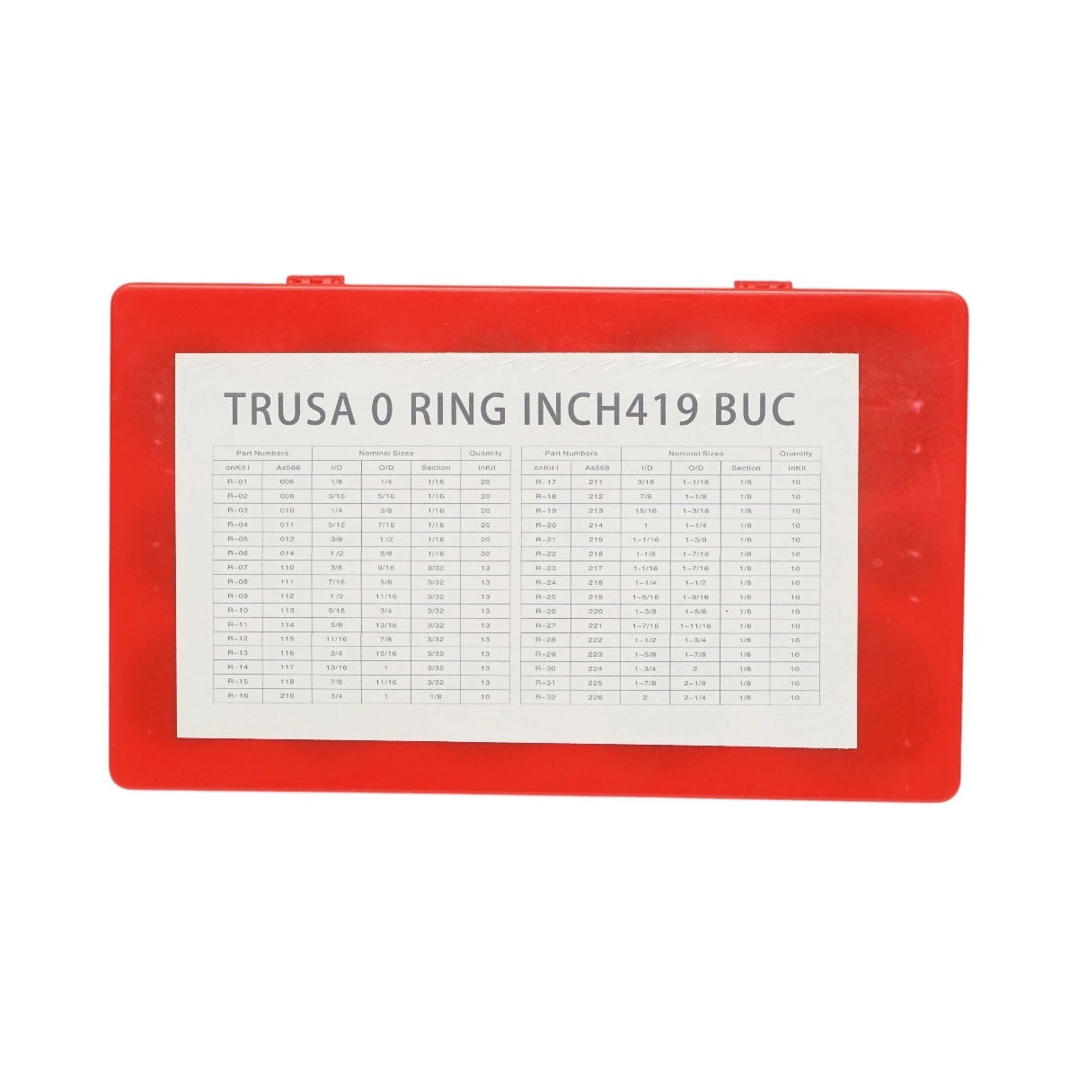 Trusa O-ring inch 419 piese, BK92146, BRECKNER GERMANY
