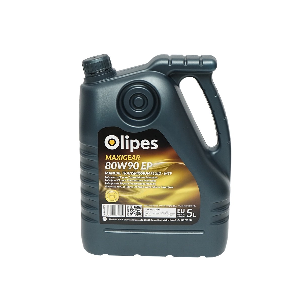 Ulei Olipes MAXIGEAR 80W90 EP cutie viteze GL-4 5L, Cod: OL8090EP/5, Brand: OLIPES