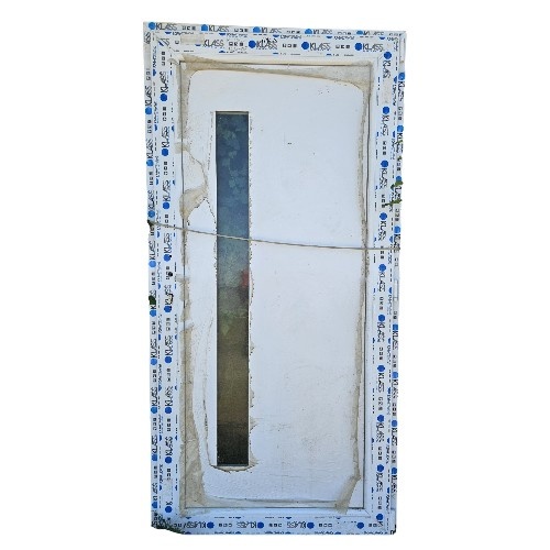 Usa, PVC & termopan, 100x200cm, alba, dreapta, Klass, 6cm, 4 camere, panel decorativ
