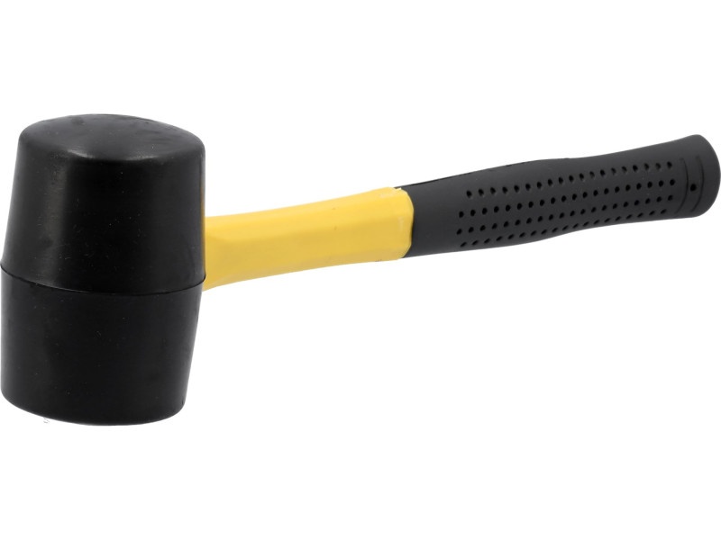 VOREL Ciocan de cauciuc 500 g mâner din fibră de sticlă 50 mm - 1 | YEO