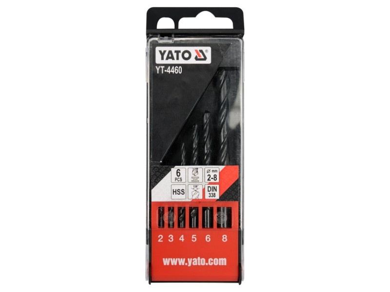 YATO Auger set 6 piese 2-8 mm HSS - 1 | YEO