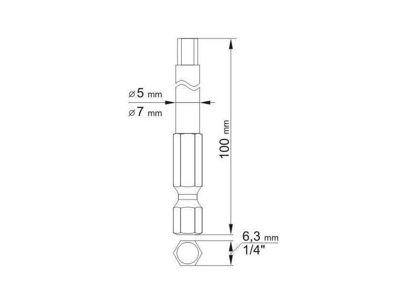 YATO Bithegy imbus 4,0 + 6,0 mm x (2 buc)