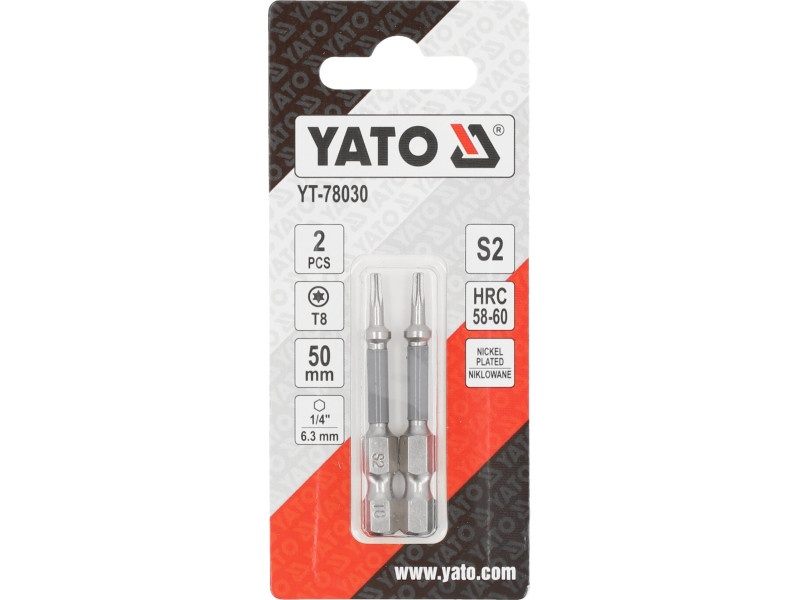 YATO Bithegy T8 x 50 mm (2 buc)