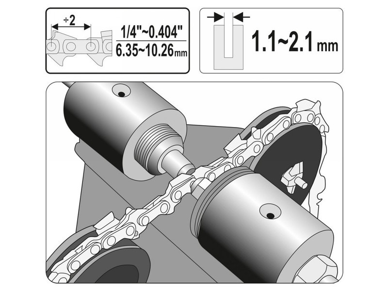 YATO Chainsaw lanț niteter - 4 | YEO