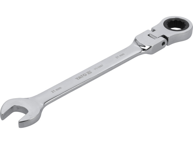 YATO Cheie cu clichet stea cu clichet 21 mm / 290 mm 72T CrV - 2 | YEO