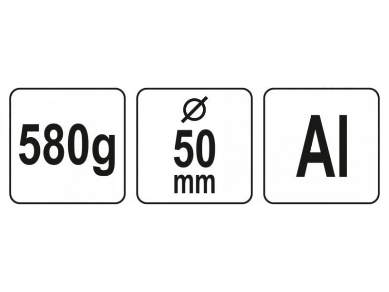 YATO Ciocan din aluminiu 580 g - 2 | YEO