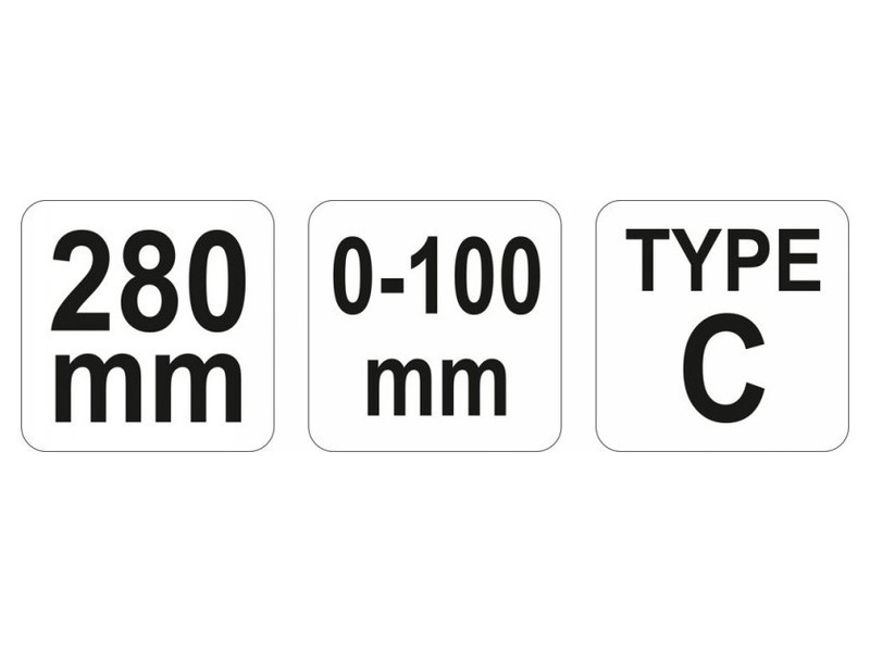 YATO Clește auto-blocare în formă de C 280 mm