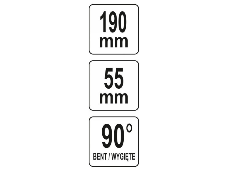 YATO Clește Seeger 190 mm interior 90° lung - 3 | YEO