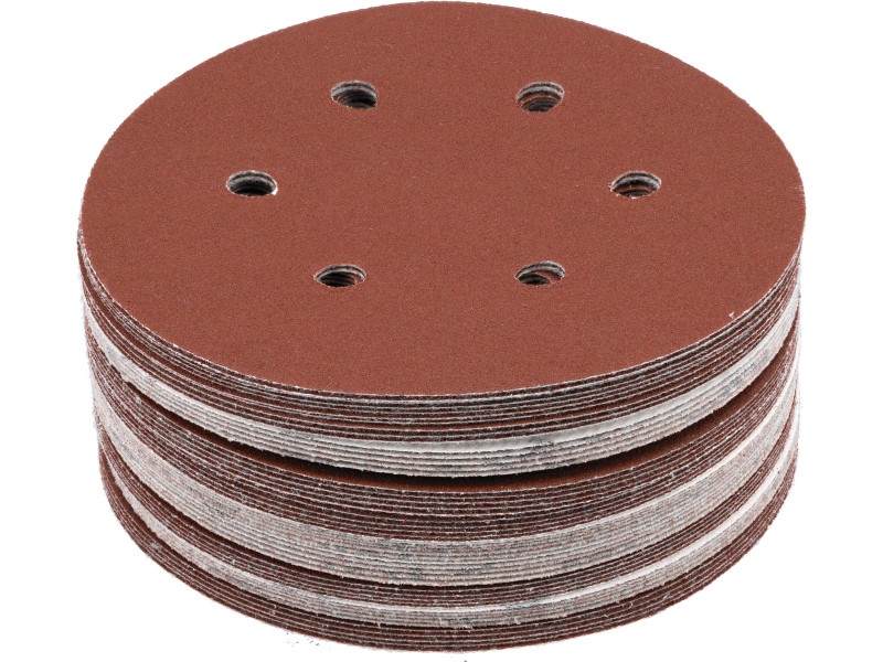 YATO Disc de fixare Velcro 150 mm / P120 6 găuri (50 buc)