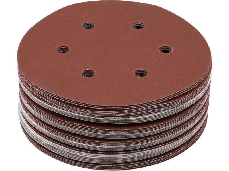 YATO Disc de fixare Velcro 150 mm / P240 6 găuri (50 buc)