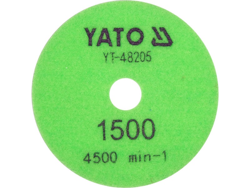 YATO Disc diamantat de șlefuire și lustruire Velcro 100 mm / P1500 umed/uscat - 3 | YEO