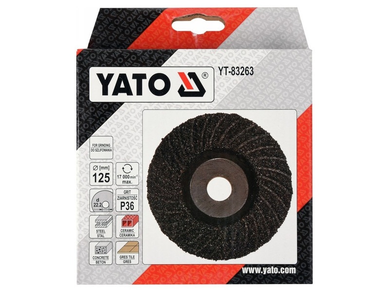 YATO Disc universal de șlefuit 125 x 22,2 mm / P36 - 2 | YEO